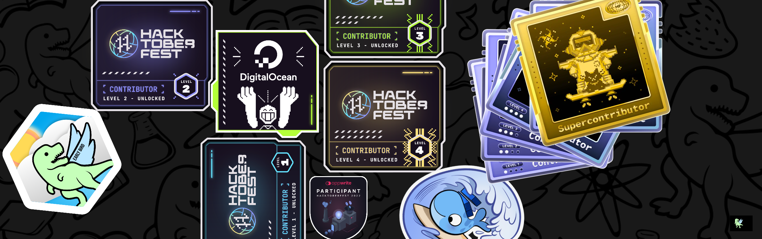 An image of @icebelly_29's Holopin badges, which is a link to view their full Holopin profile