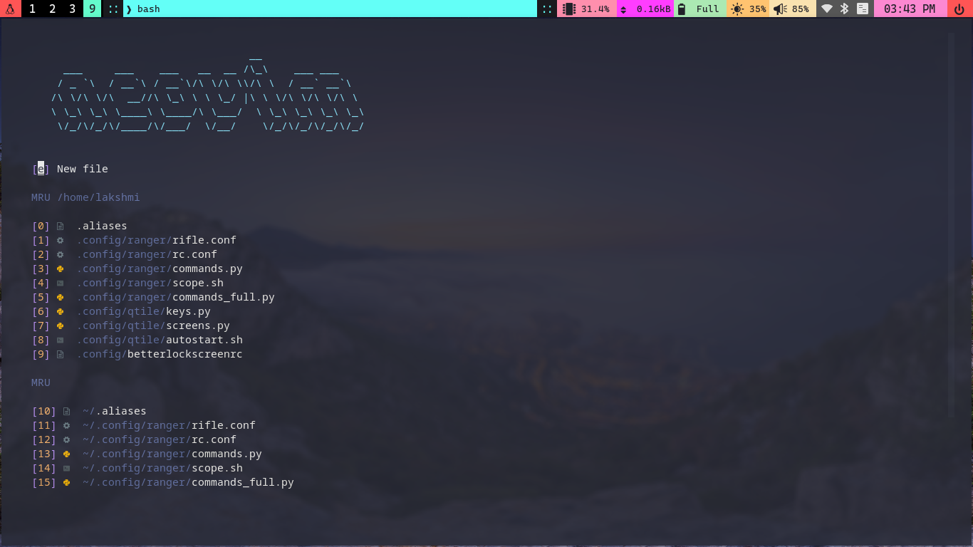 Screenshot of Neovim