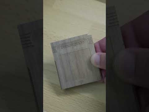 Youtube Short Video: Making a wooden Game Boy Cartridge