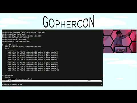 GopherCon 2018 Lightning Talk: Brett Buddin - Modular Audio Synthesis with Shaden