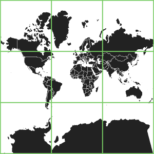 A square map will never be stretched