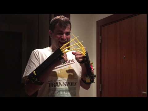 Wolverino: Muscle-controlled Fully Automatic DiY X-Men Wolverine Claws