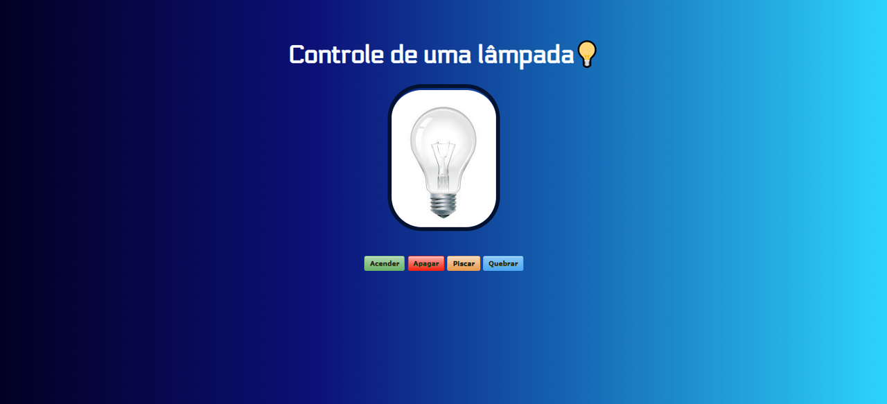 Controle de uma lâmpada