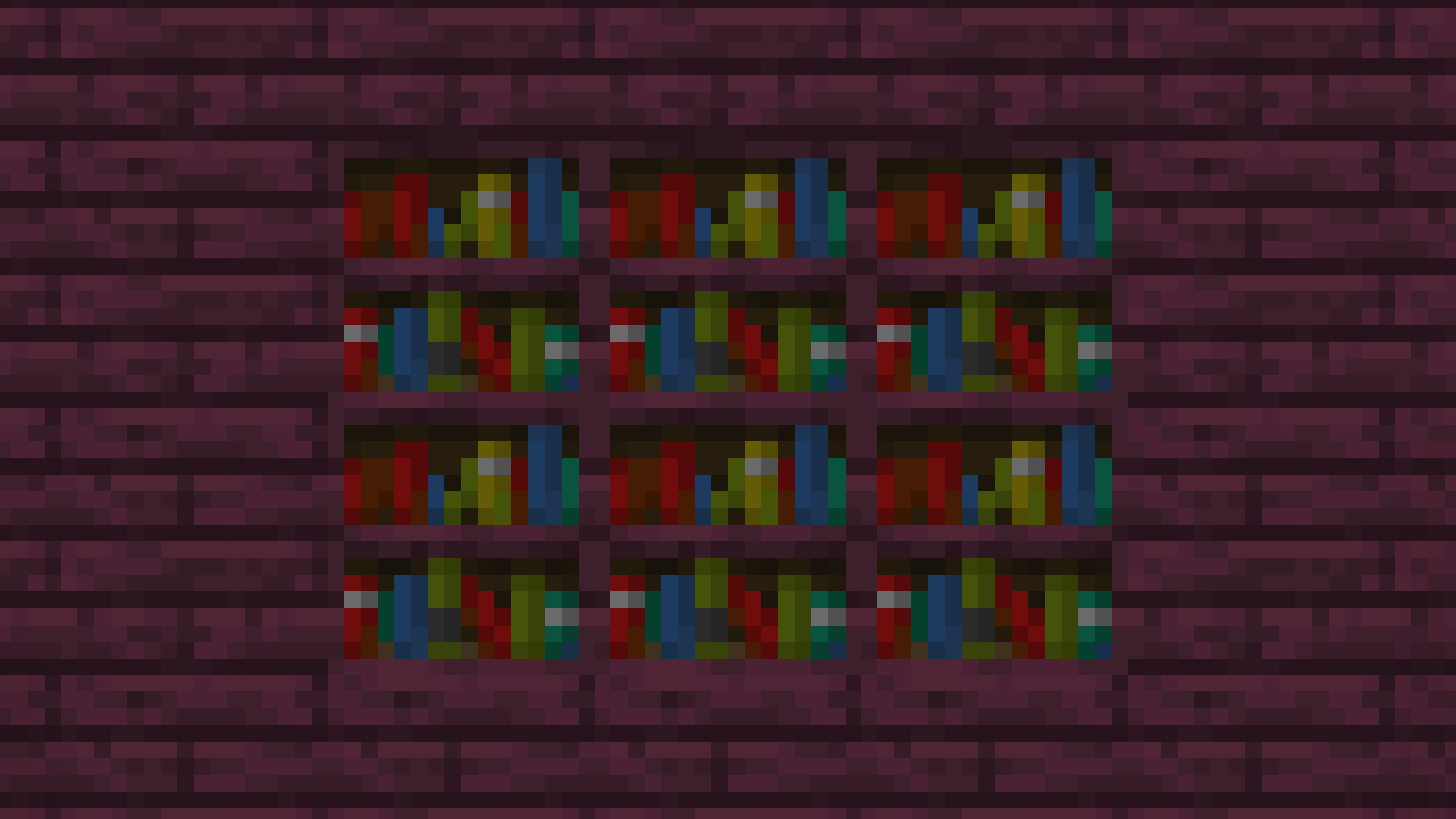 Crimson Bookshelf