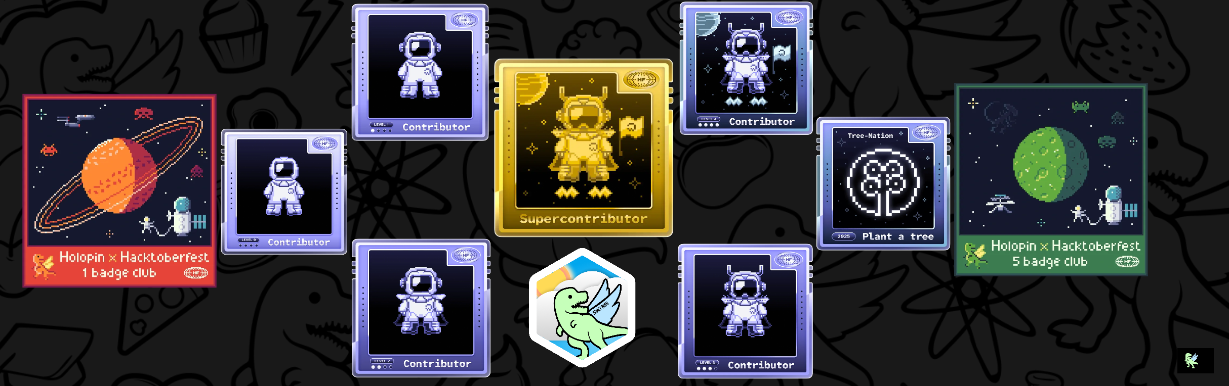 An image of @abhishekkumar177's Holopin badges, which is a link to view their full Holopin profile