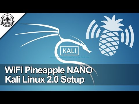 WiFi Pineapple NANO: Kali Linux 2.0 Internet Connection Sharing