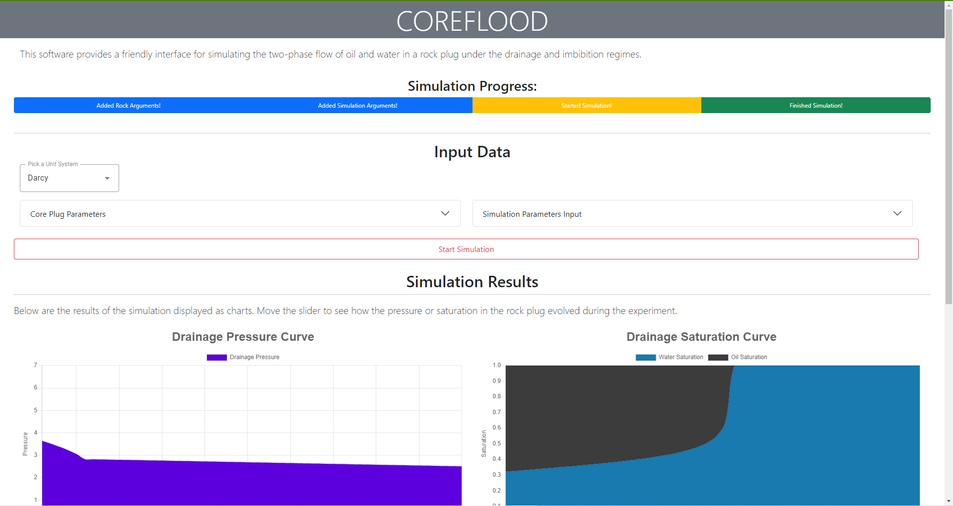 GitHub - JimAlmeida/CorefloodApp: Front-End for the Coreflood Project ...