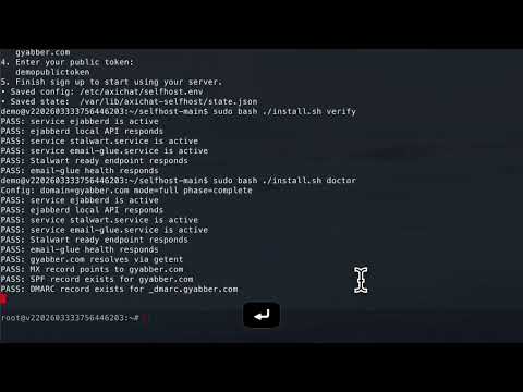 Watch the Axichat self-host tutorial on YouTube
