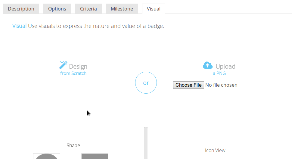 Badge Visual Editing