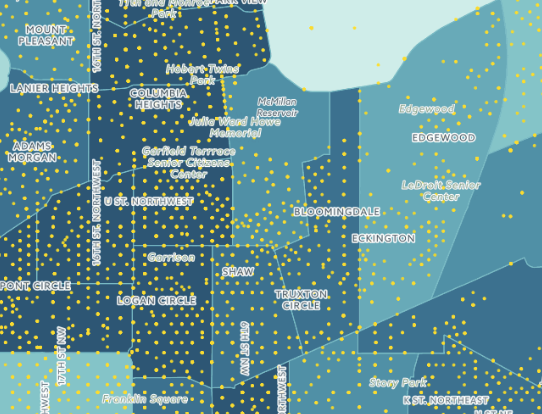 Aggregate points by Geo