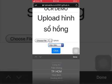 Upload pics Demo