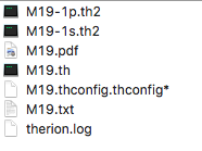 new files created
