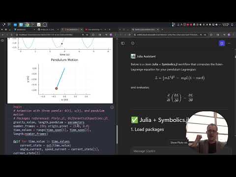 Pendulum equations with copilot