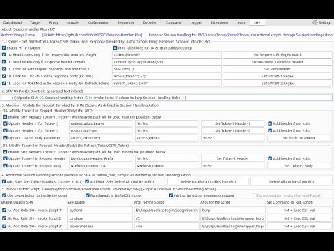 Simple Demo on SH+ Burp Suite Extension