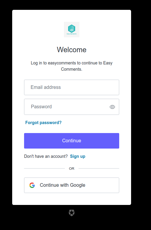 Auth0 Universal Login Page Picture