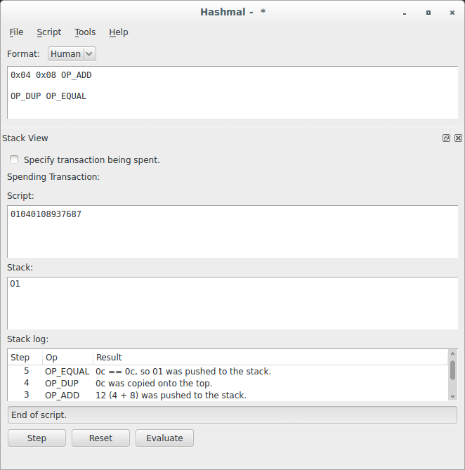 Stack View demonstration