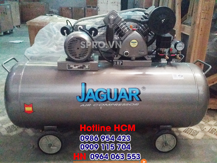 Máy nén khí Jaguar, Máy bơm hơi nhập khẩu giá rẻ 3hp dung tích 200L