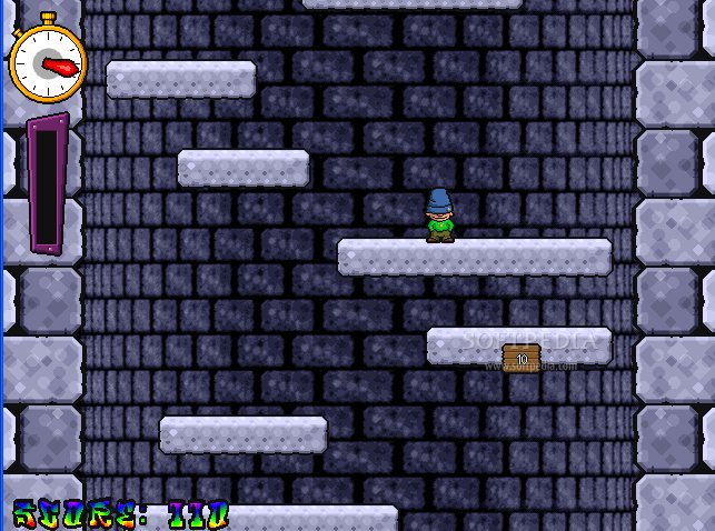 Gameplay screenshot of Icy Tower