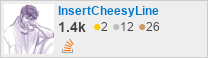 profile for InsertCheesyLine on Stack Exchange, a network of free, community-driven Q&A sites