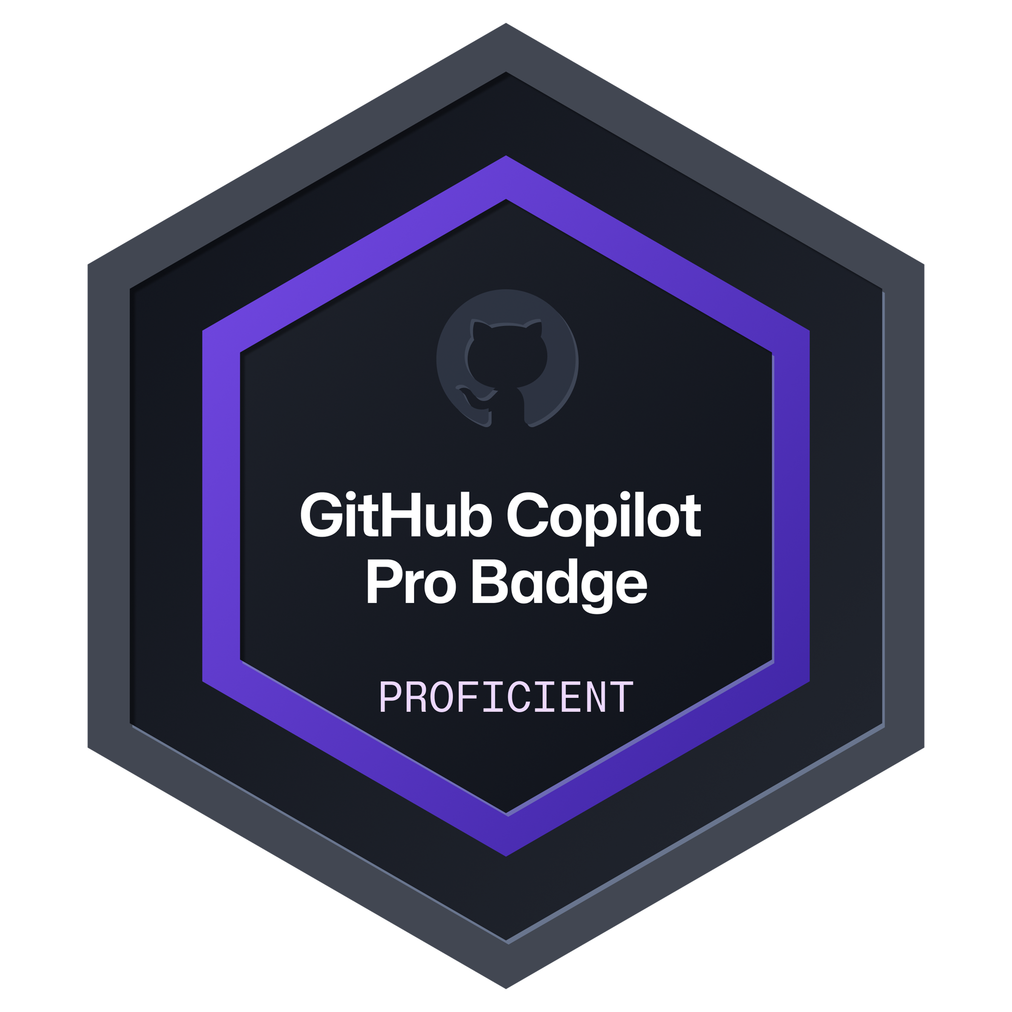 Microsoft Pro Badge: GitHub Copilot - Proficient