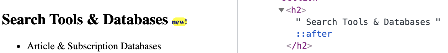 css after demo of new!