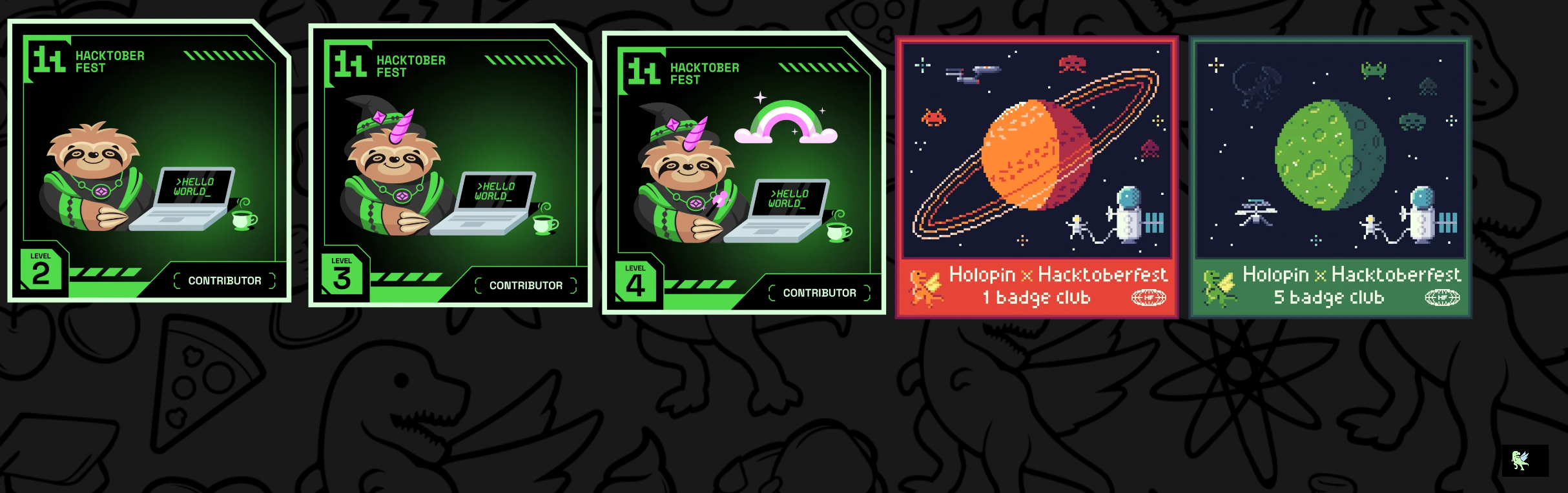 An image of @garvitnegi17's Holopin badges, which is a link to view their full Holopin profile