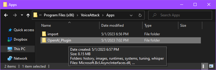 Enable Plugin Support in VoiceAttack Options