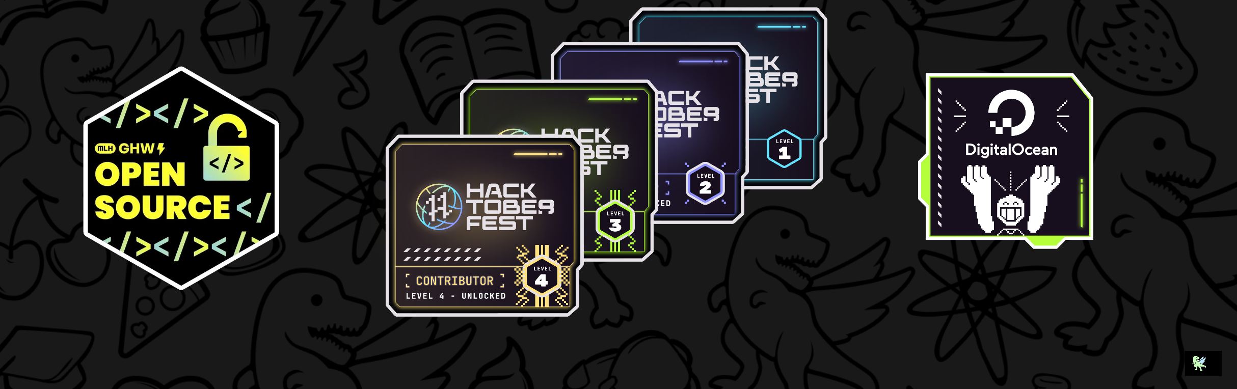 @VanTekken's Holopin board