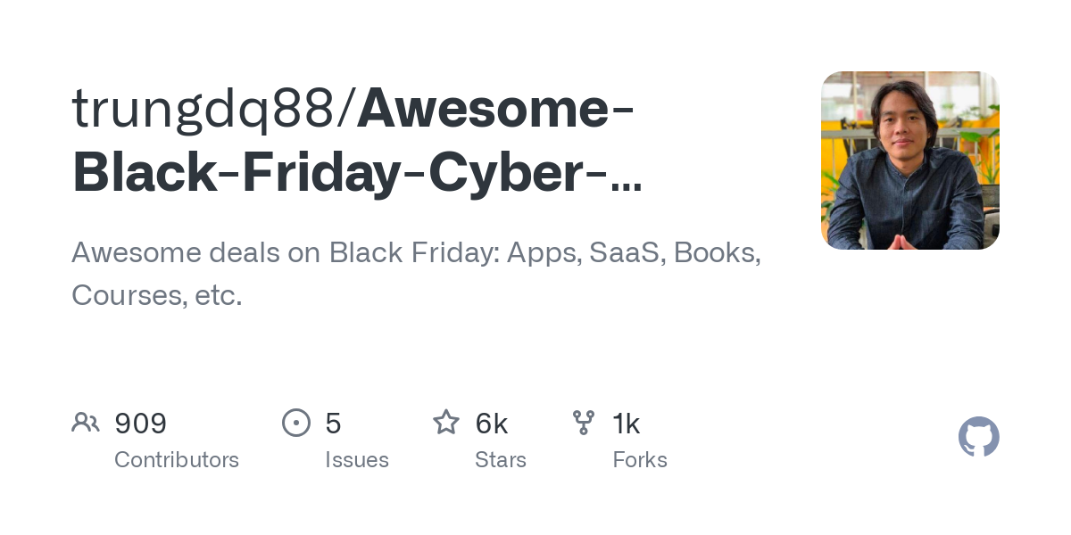 trungdq88 / Awesome-Black-Friday-Cyber-Monday