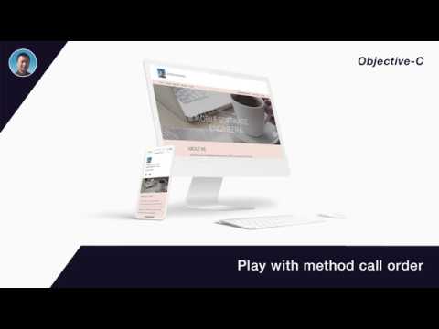 004 iOS - Play with method call order - iOS development, iOS learning, iOS interview