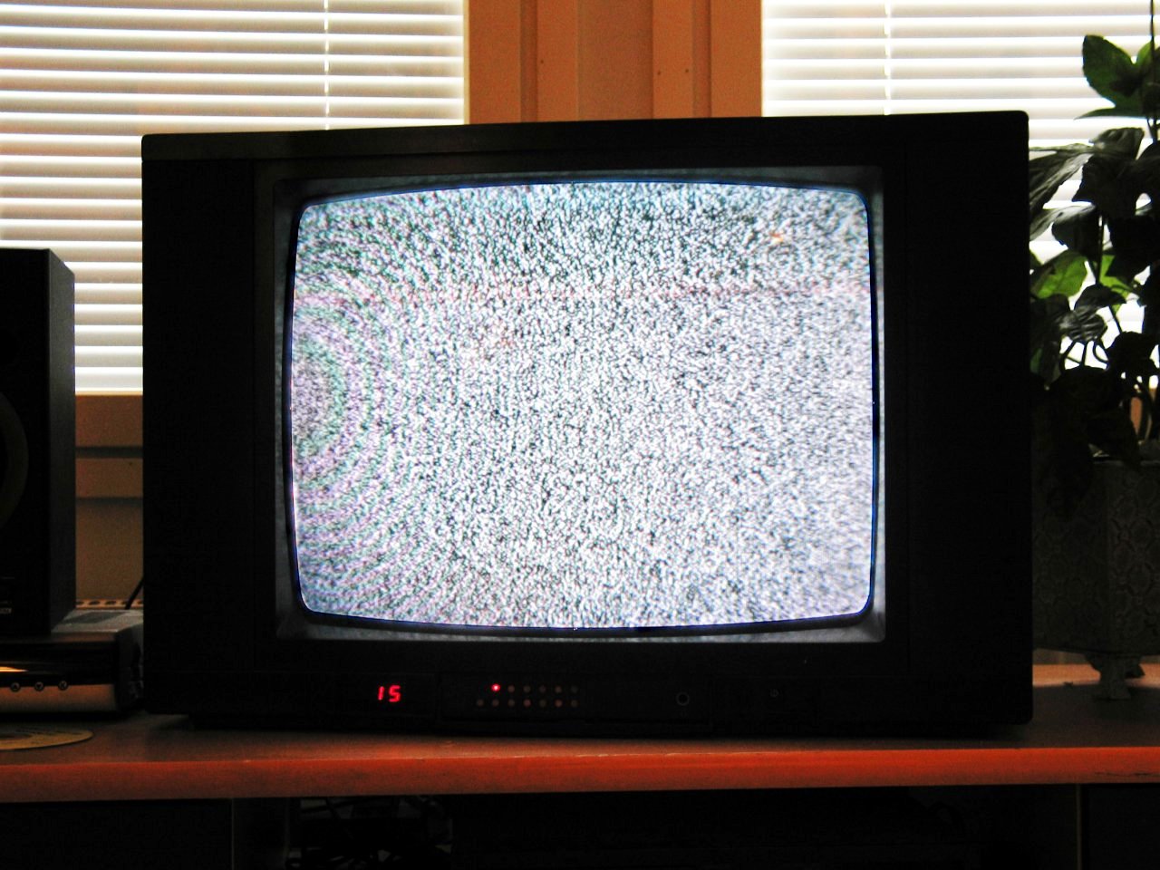 old tv noise