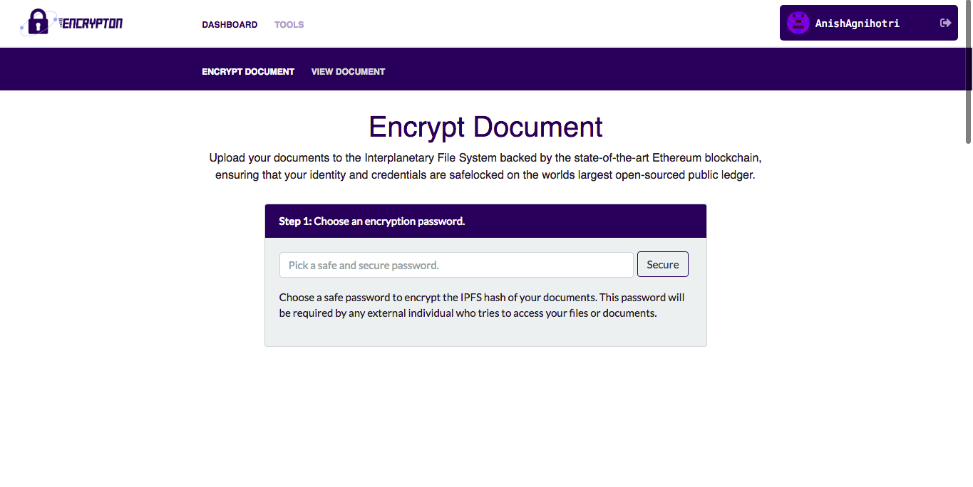 Encrypt Documents