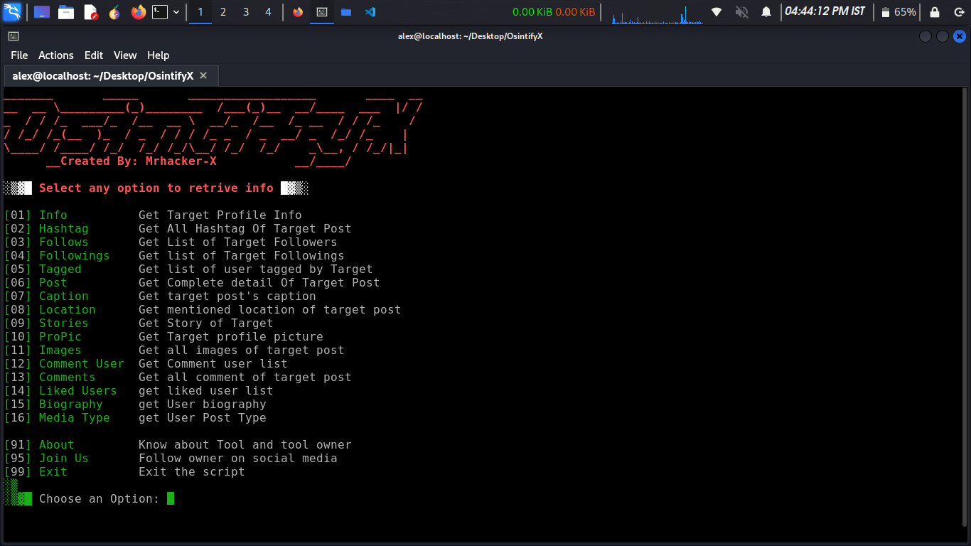 GitHub - jnaghdi/OsintifyX-InstaForensics: OsintifyX: Powerful Open-source  OSINT tool for extracting valuable information from Instagram profiles.  OSINT: Instagram Forensics Tool