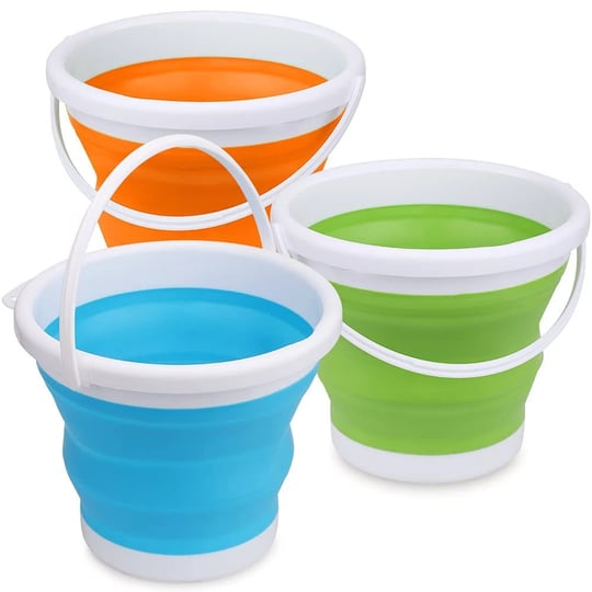 silicone-beach-foldable-buckets-toys-3l-jumbo-sand-pails-bucket-set-with-mesh-bag-swimming-pool-toys-1