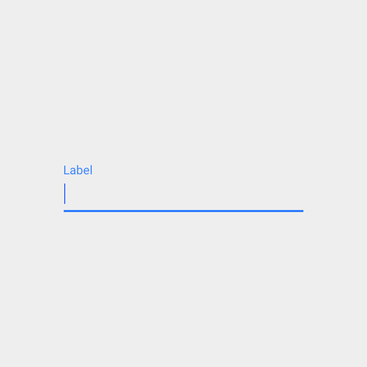 Floating Label Text