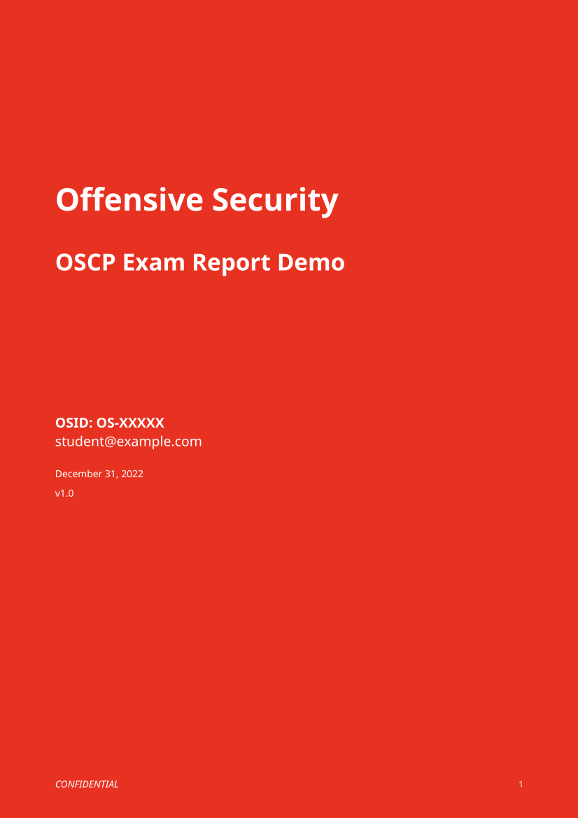 OSCP Exam Report
