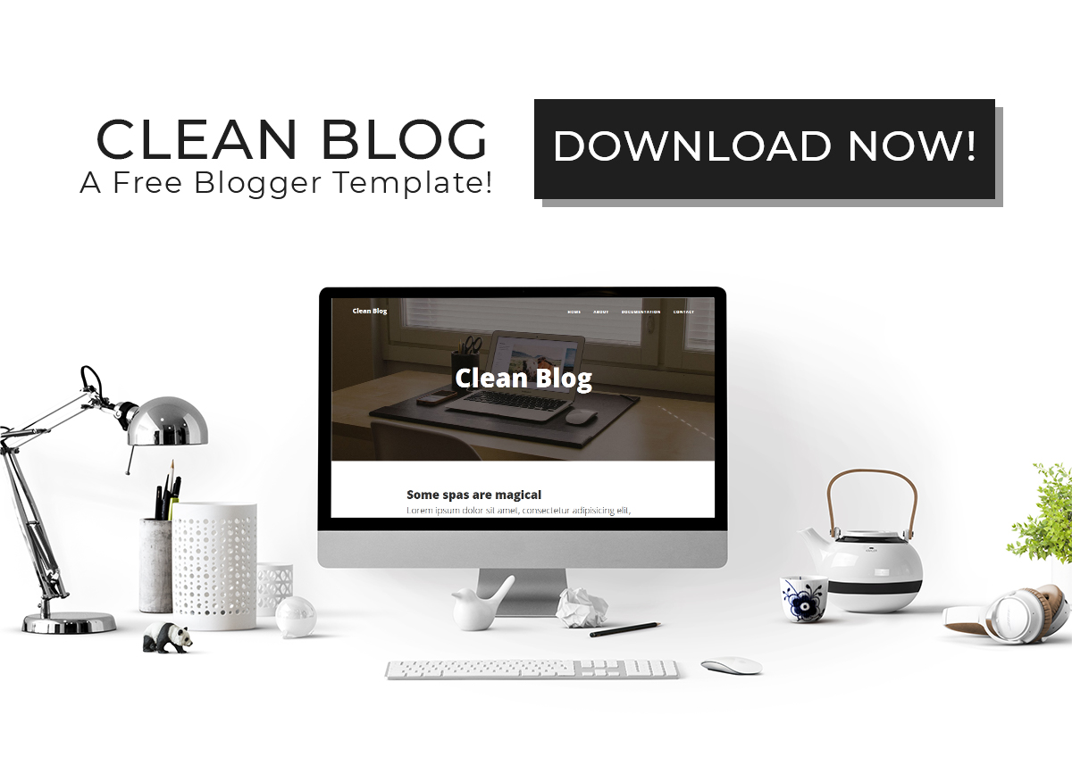 Clean Blog Blogger Template