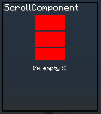 ScrollComponent Example