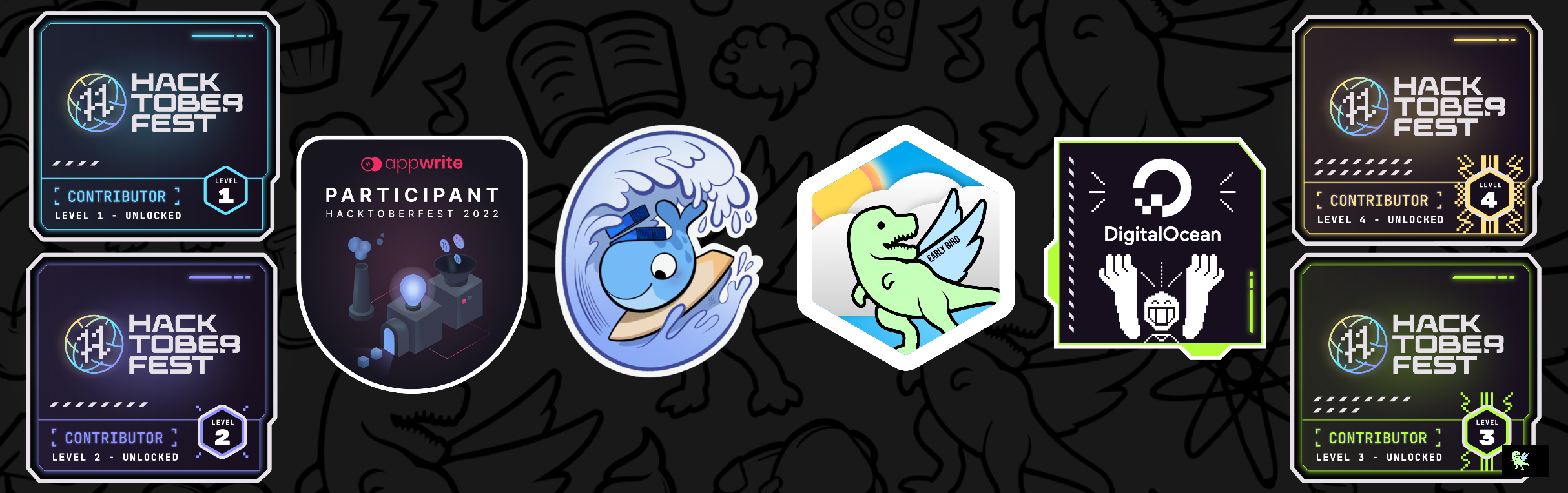 @nandx's Holopin board