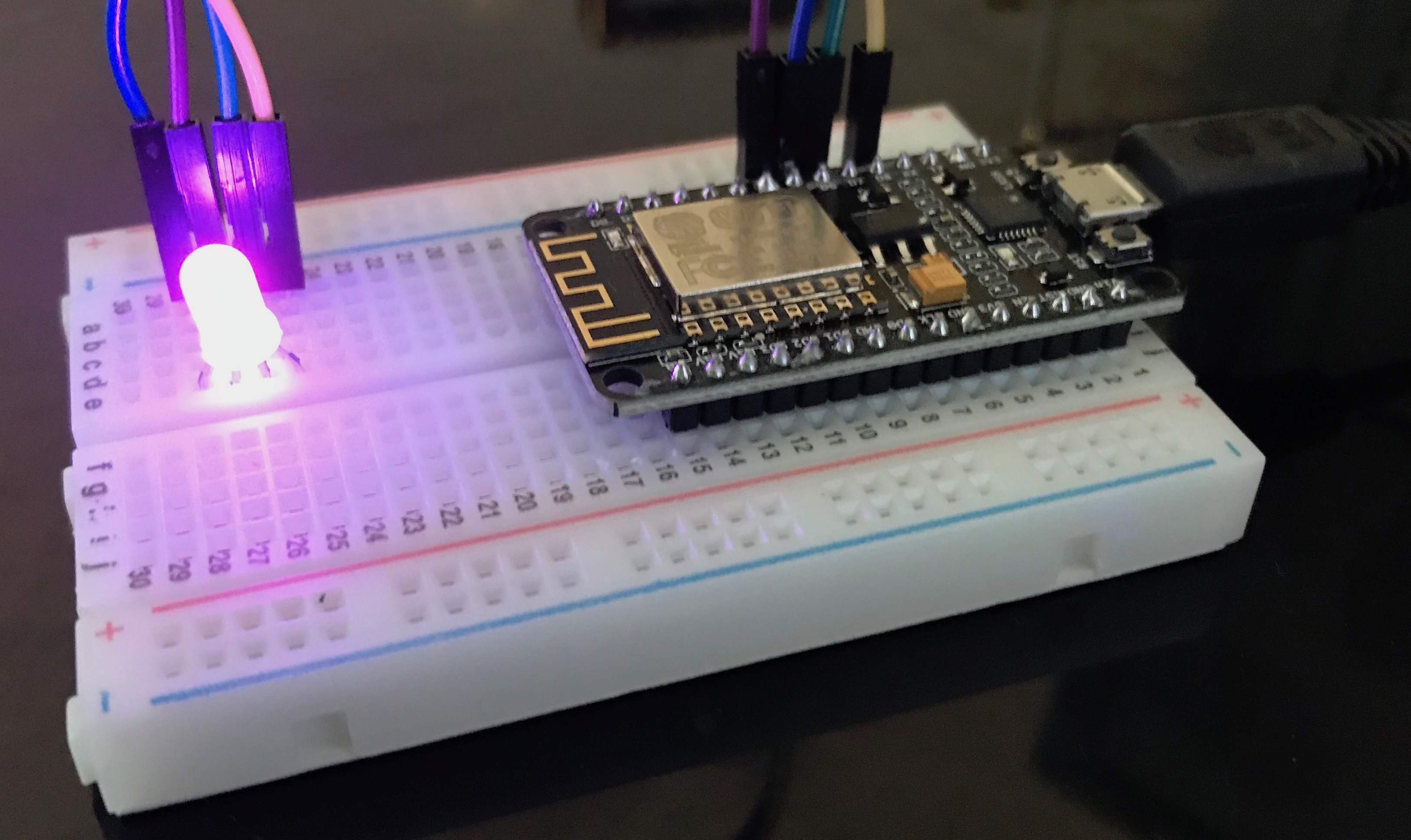 UV index RGB LED indicator