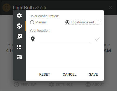 select location-based