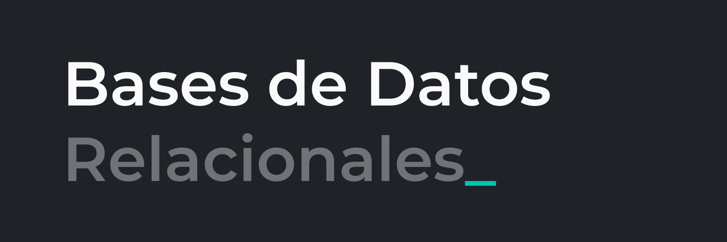 Notas sobre Bases de Datos Relacionales