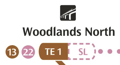 Woodlands North MRT with future parts