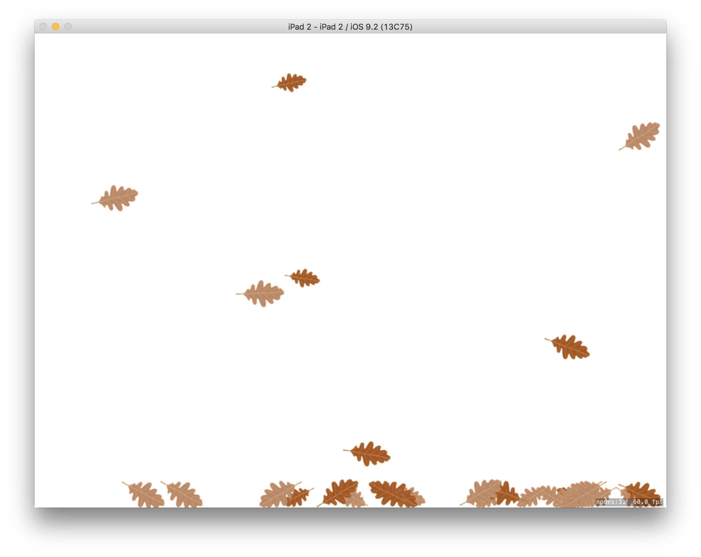 SpriteKit Leaf Simulation