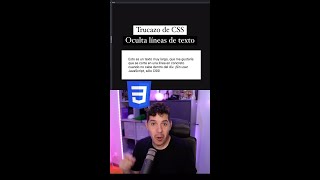 ¡Trucazo de CSS para ocultar líneas de texto que no caben en un espacio! 🎨
<p>Olvídate del JavaScript