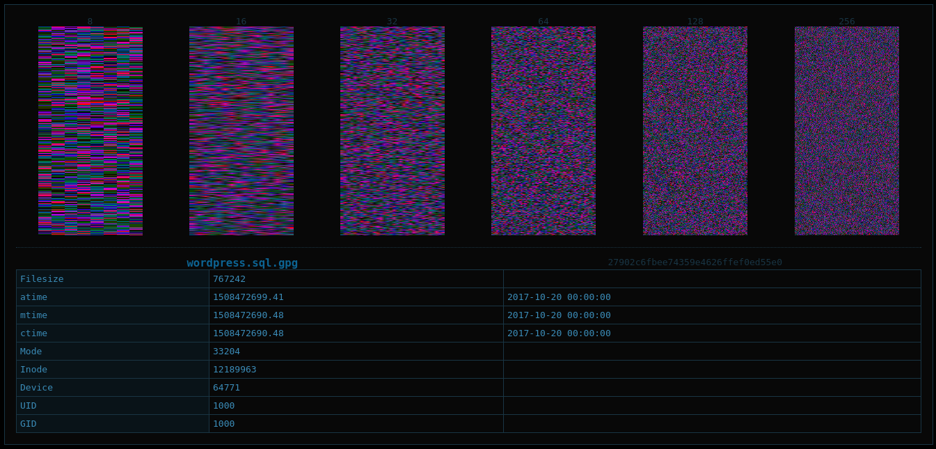 Encryption - Random Colors in Random Places