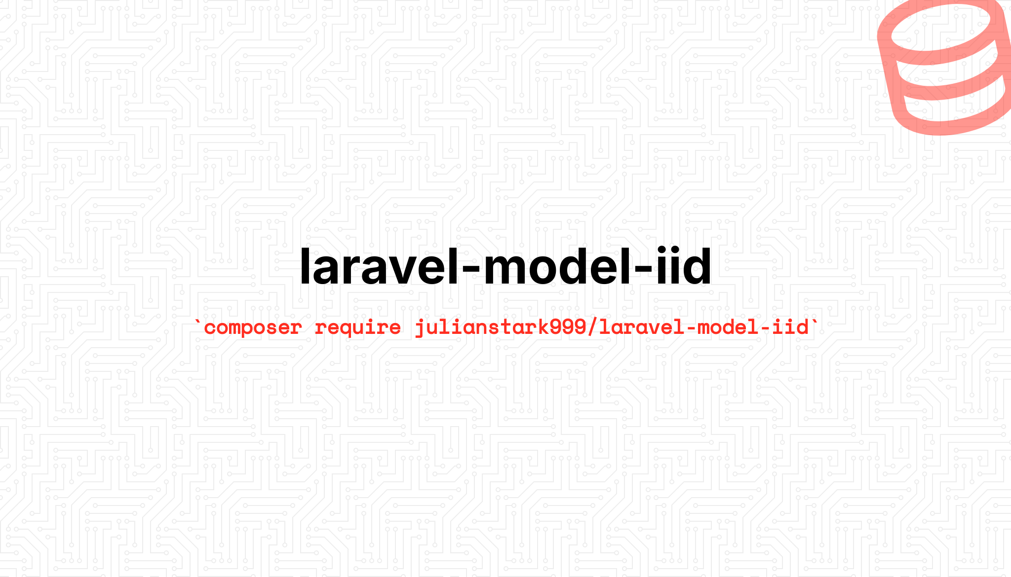 Social Card of Laravel Model Iid