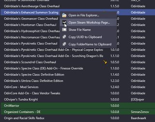 Opening a Workshop Page with Right Click