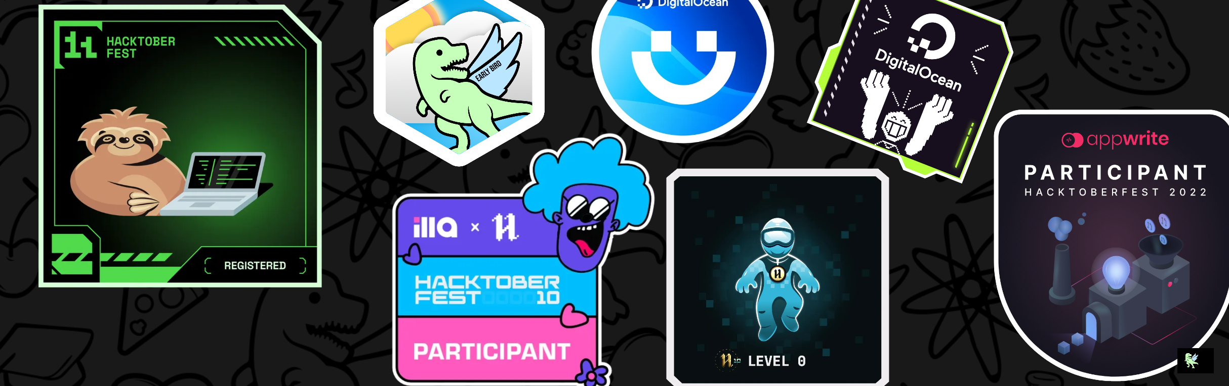 @alpha001's Holopin board