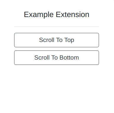 Example Extension Popup